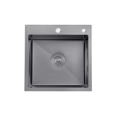 Кухонна мийка Kroner KRP Schwarze - 5050HM PVD (3.0/1.0 мм)