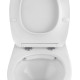 Унітаз підвісний безобідковий Kroner Oker WHI533536 RIMLESS з сидінням (KO533536WHIR)