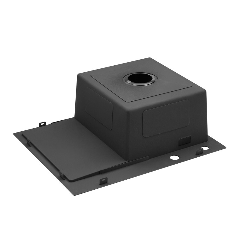 Кухонна мийка Kroner KRP Schwarze - 6350RHM PVD (3.0/1.0 мм)